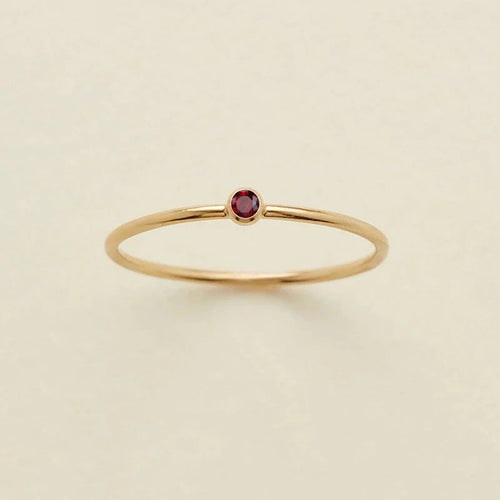 Dainty Birthstone Ring