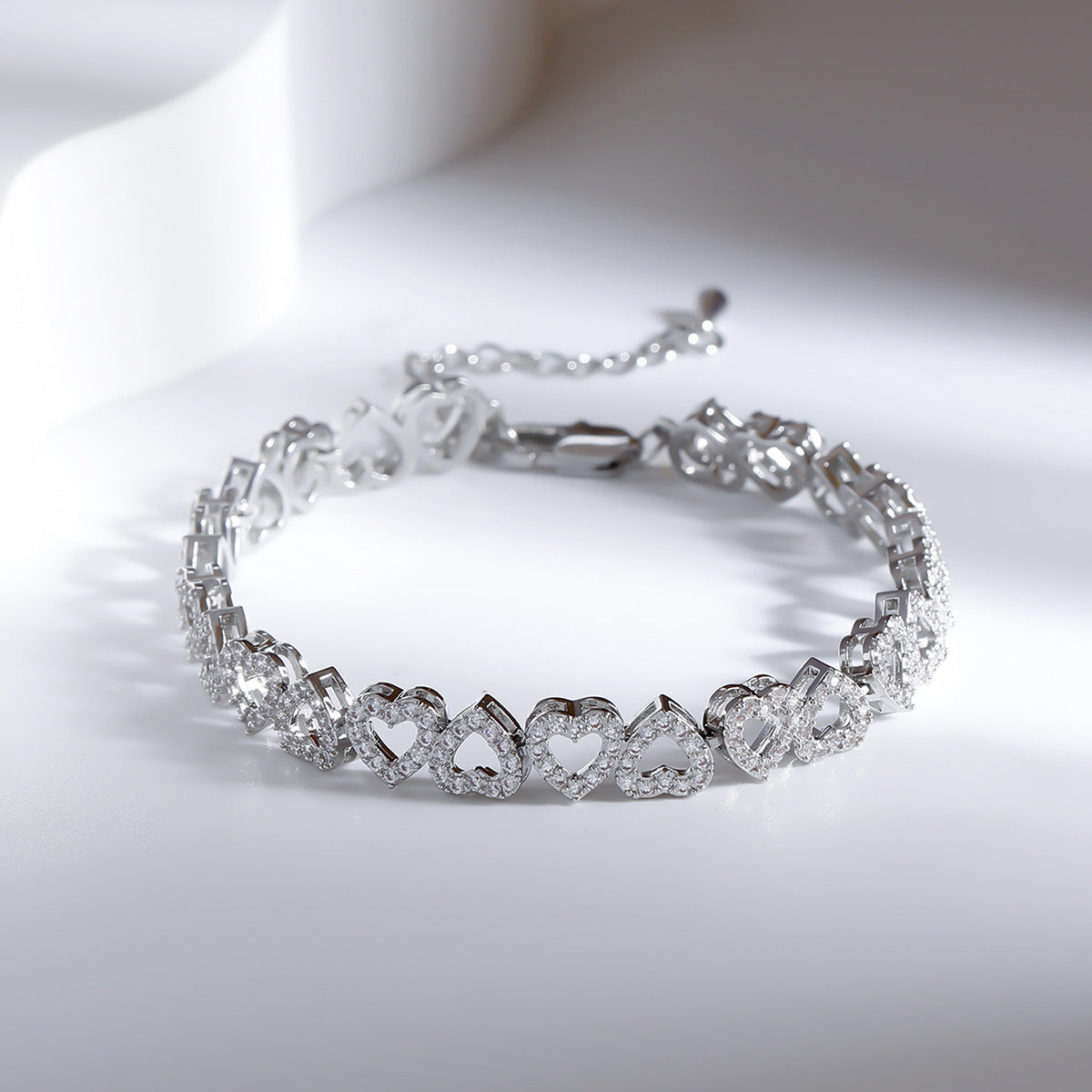 Love Hearts Diamond Bracelet