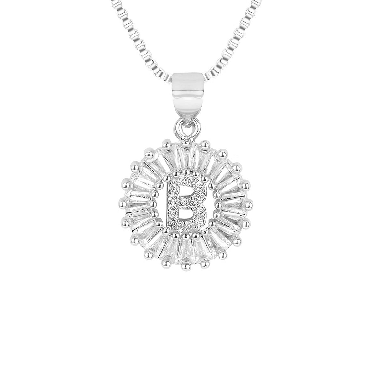 Circle Initial Necklace