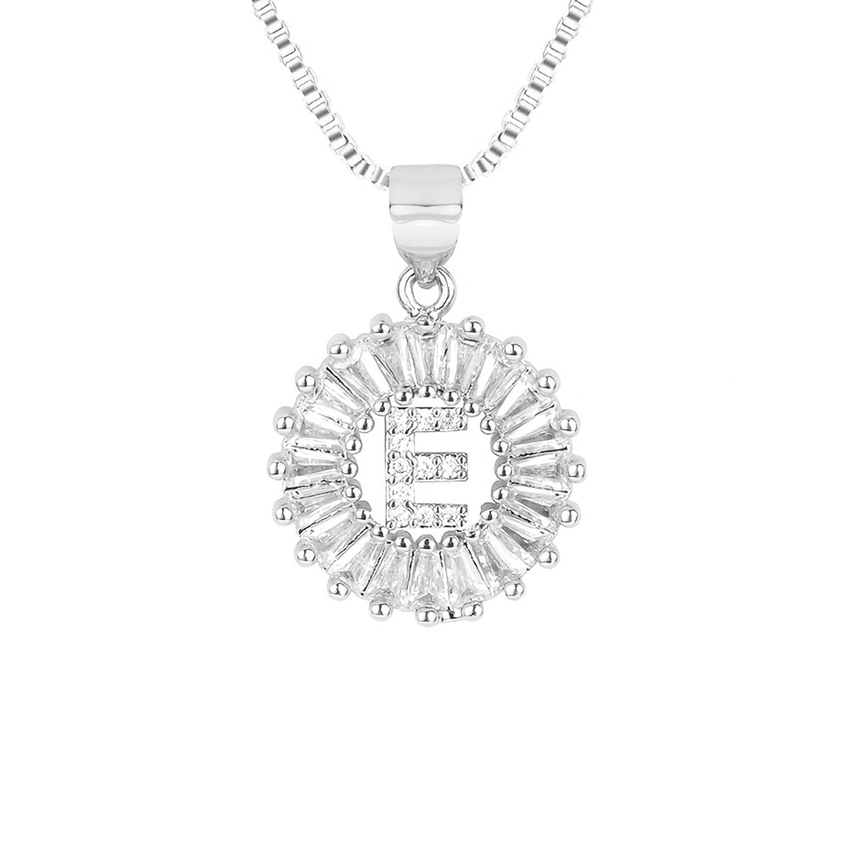 Circle Initial Necklace