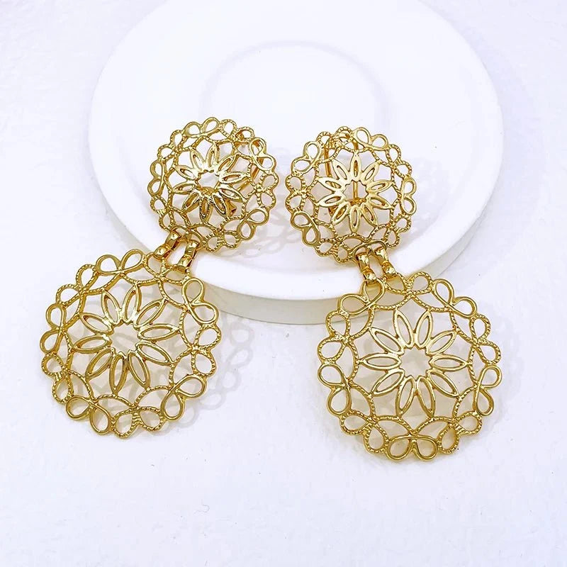 Bold Frequency Geometric Earrings