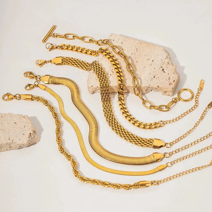 Classy Gold Mix & Match Bracelets