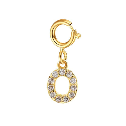 Dainty Cuban Figaro Chain Letter Initial Bracelet