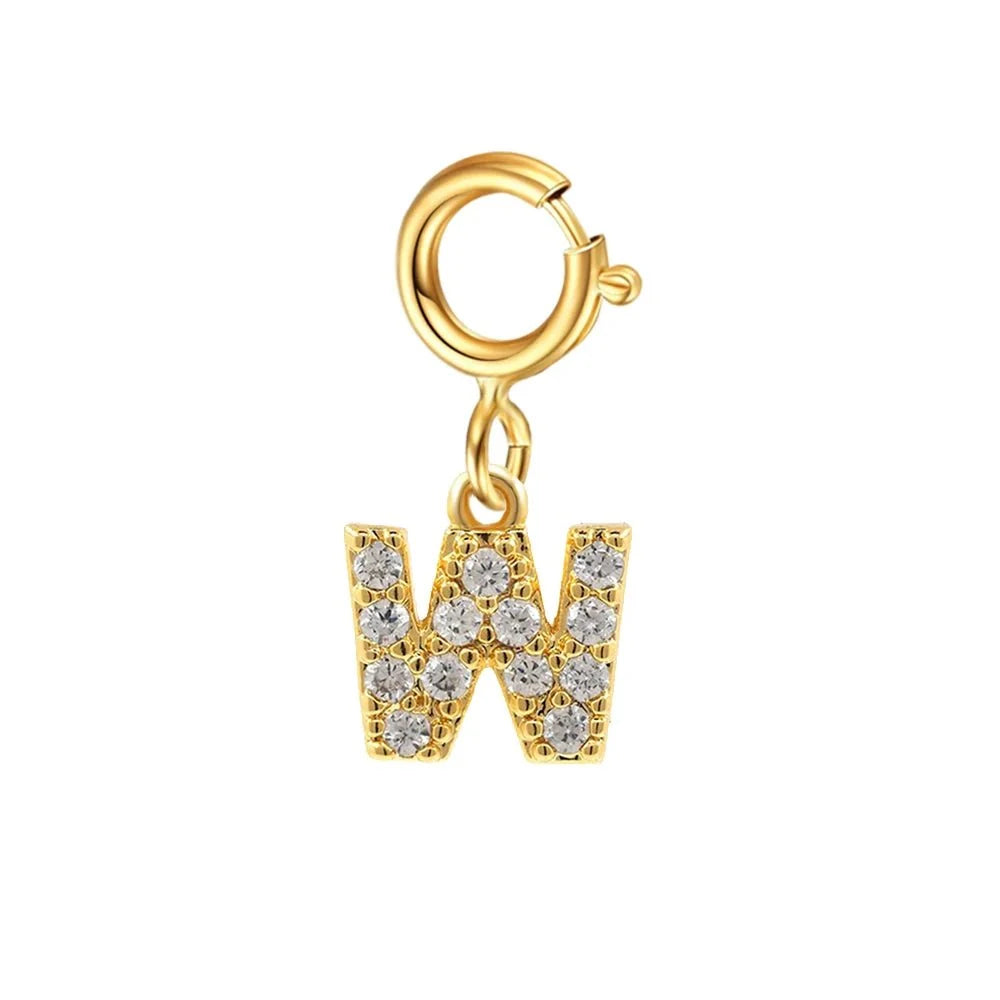 Dainty Cuban Figaro Chain Letter Initial Bracelet
