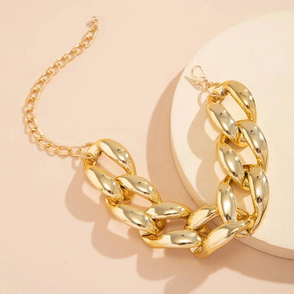 Exaggerated Chunky Cuban Link Choker Necklace