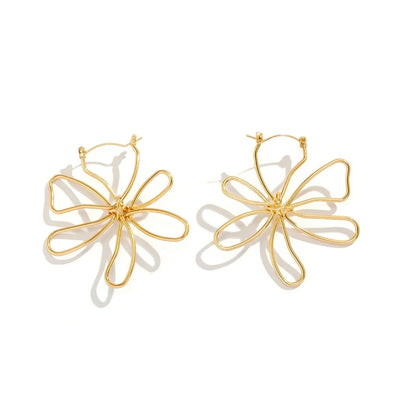 Floral Knot Outline Earrings