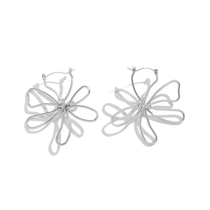 Floral Knot Outline Earrings