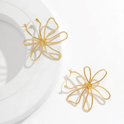 Floral Knot Outline Earrings