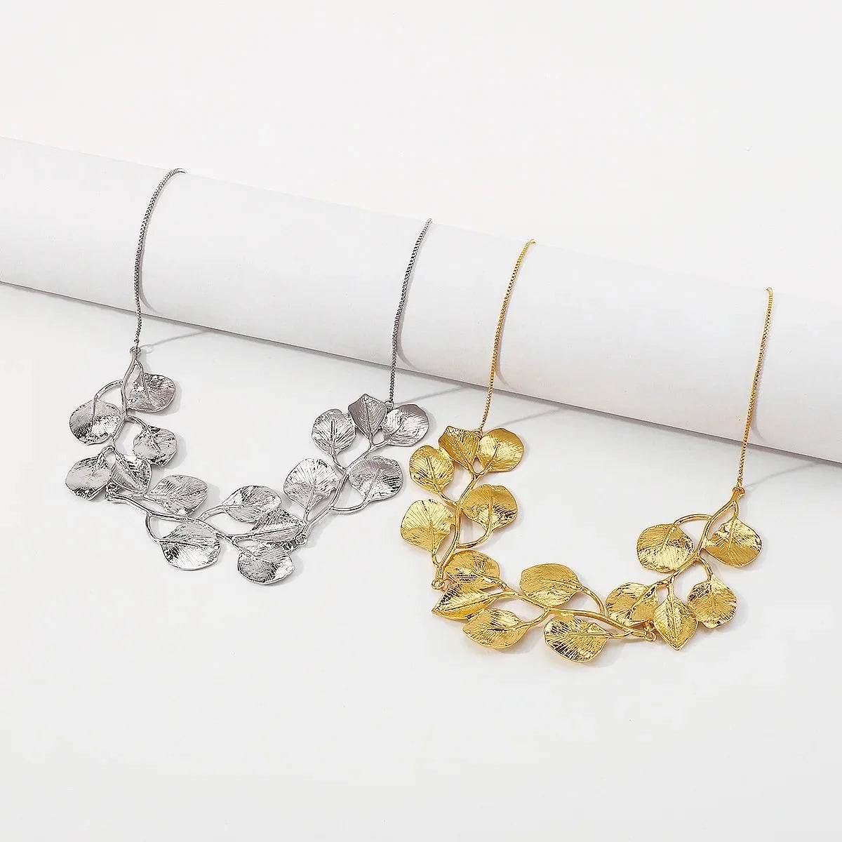Natures Leaf Statement Necklace