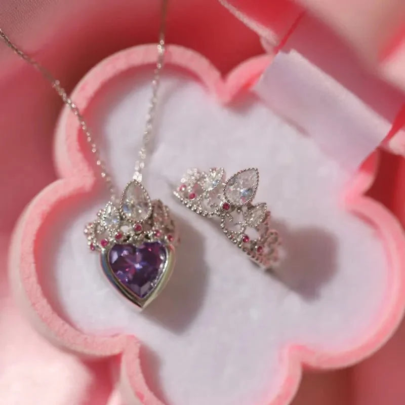 Rapunzel Crown Inspired Necklaces and Rings